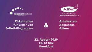 Arbeitskreis Adipositas Allianz und Zirkeltreffen für SHG-Leiter @ Saalbau Stadthalle Bergen | Frankfurt am Main | Hessen | Deutschland