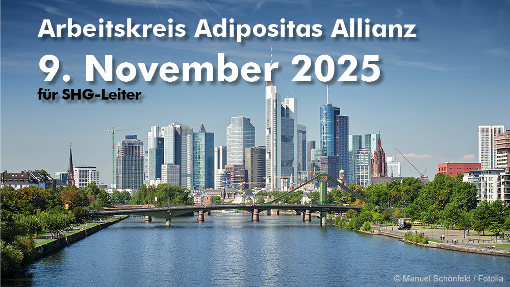 Arbeitskreis Adipositas Allianz für SHG-Leiter November 2025 @ Saalbau Titus Forum | Frankfurt am Main | Hessen | Deutschland