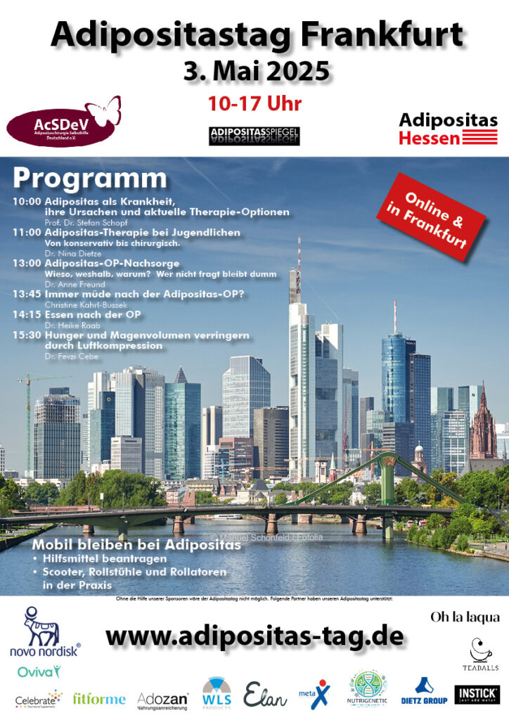 23. Adipositastag @ Frankfurt & Online