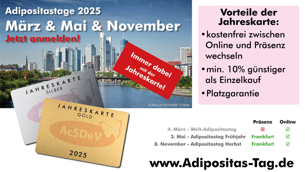 23. Adipositastag @ Frankfurt & Online